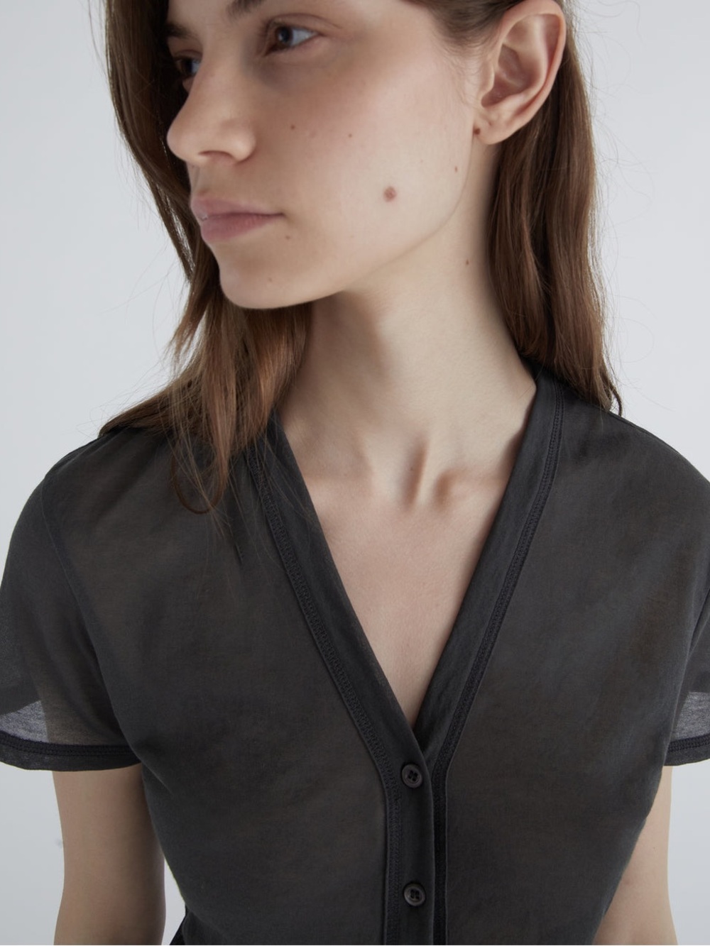 Paloma Wool Soph Top in Dark Grey
